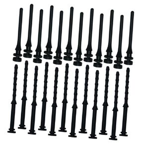 POPETPOP 24pcs Computer Case Fan -Seismic Screws -reducing Noise Dampening for Pc Cooling Fans Easy Installation Compatible Screws