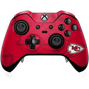 Skinit Decal Gaming Skin Compatible with Xbox One Elite Controller - Officially Licensed NFL Kansas City Chiefs Double Vision Design