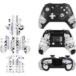 Controller Grips Tape for FLYDIGI Vader 4PRO/Vader 3PRO,Anti-Skid Sweat-Absorbent Controllers Handle Grips - White