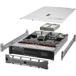 TechMikeNY Server 2X E5-2640v3 2.60Ghz 16-Core 128GB RAM 8X Caddies PowerEdge R730 (Renewed)