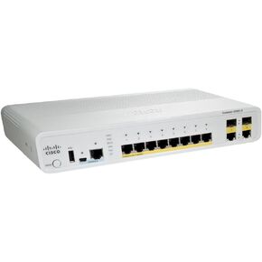 Catalyst 2960C Switch 8 FE PoE, 2 x Dual Uplink, LAN Base WS-C2960C-8PC-L (Renewed)