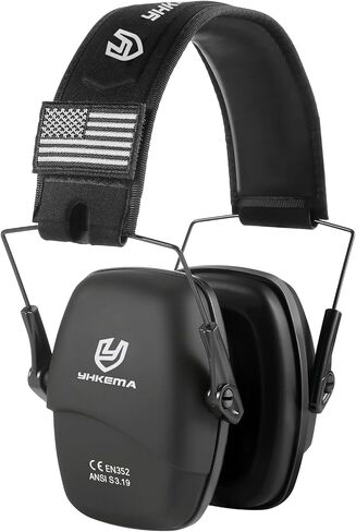 Ear Protection Safety Earmuffs, Passive Noise Reduction Earcups, Compact and Lightweight Foldable Ear Protector in Kuwait