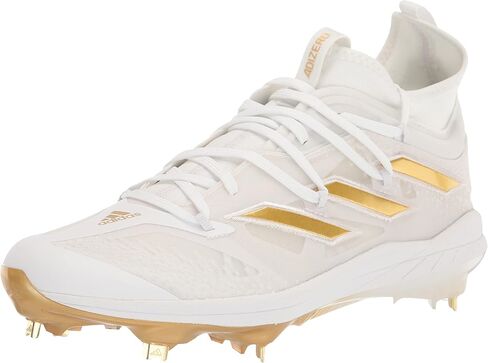 adidas Men's Adizero Afterburner 9 NWV Sneaker, White/Gold Metallic/White, 10.5 in Saudi Arabia