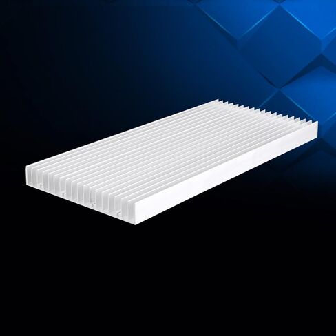 Aluminum Heatsink, 300 x 140 x 20MM Heat Sinks Cooler Cooling Circuit Board for LED, Power High Fans, Fit for 8pcs 3W LEDs or 20pcs 1W LEDs, Lightweight in Saudi Arabia