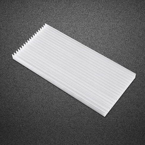 Aluminum Heatsink, 300 x 140 x 20MM Heat Sinks Cooler Cooling Circuit Board for LED, Power High Fans, Fit for 8pcs 3W LEDs or 20pcs 1W LEDs, Lightweight in Saudi Arabia