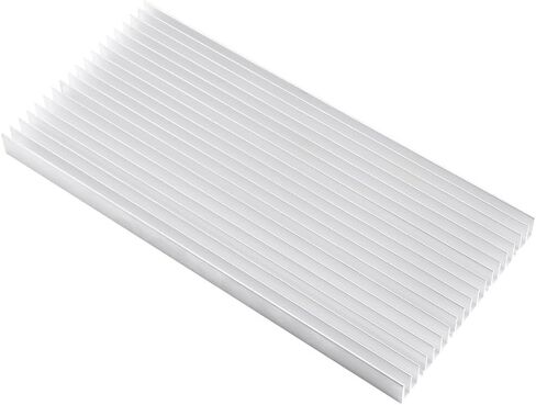 Aluminum Heatsink, 300 x 140 x 20MM Heat Sinks Cooler Cooling Circuit Board for LED, Power High Fans, Fit for 8pcs 3W LEDs or 20pcs 1W LEDs, Lightweight in Saudi Arabia