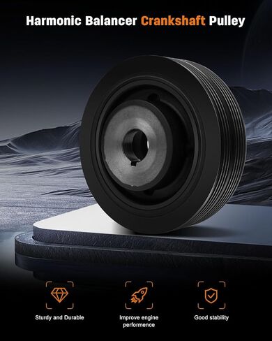 OCPTY Harmonic Balancer Crankshaft Belt Drive Pulley Fit For 2005-2006 for Saab 9-2X 2003-2006 for Subaru Baja 1998-2010 for Subaru Forester 1998-2014 for Subaru Impreza in Kuwait