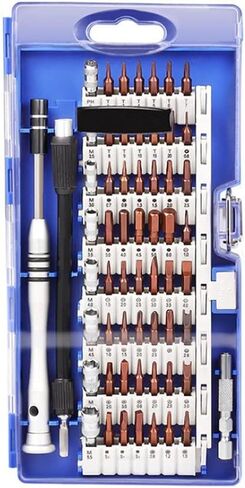 60 In 1 Precision Screwdriver Tool Kit Screwdriver Set for Cell Phone Tablet Compact Repair Maintenance With Case(Blue) in Saudi Arabia
