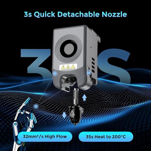 الأصلي FLASHFORGE Adventurer 5M Pro 0.6 مم 280 درجة مئوية فوهة صلبة قابلة للفصل السريع، تدفق كبير 32 مم مكعب/ثانية للطباعة عالية السرعة in Kuwait