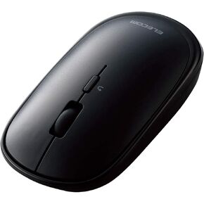 ELECOM Bluetooth Mouse, Silent, Quiet Click, Slim, 4 Button for iPad, Laptop, PC and Mac, Blue (M-TM10BBBU/EC)