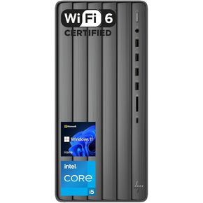 HP Envy i5 Tower Desktop, 13th Gen Intel i5-13400 Processor(Beat Intel i7-1255U), 16GB RAM, 2TB SSD, Wi-Fi 6, Wired Keyboard & Mouse, HDMI, RJ-45, Windows 11 Home, Black