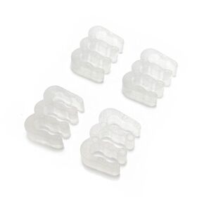 XSPC Sleeved Cable Comb, 6-Pin PCI-E, Frosted, 4-Pack