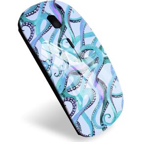 Portable Optical Wireless Computer Mouse with Stylish Design, 2.4GHz USB Receiver, Octopus MD5357