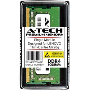 A-Tech 8GB RAM for Lenovo ThinkCentre M720q | DDR4 2666 SODIMM PC4-21300 1.2V 260-Pin Memory Upgrade Module
