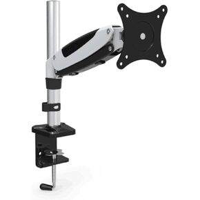 Aluminum Gas Spring 360 Degree 15"-27" Monitor Holder Desk Clamping Mount Full Motion Height Adjustable TV