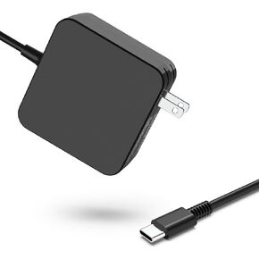 65W 45W USB C Power Adapter Universal Type C PD Wall Fast Charger Compatible with Asus/Acer/Chromebook/ZenBook/Lenovo/Dell Latitude/Huawei Matebook/Steam Deck/HP Spectre Laptop Charger