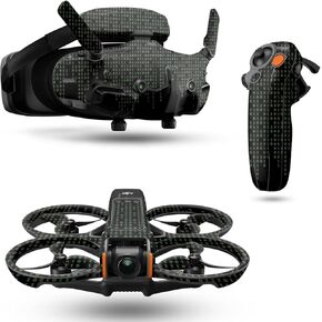 Drone Skin Compatible with DJI Avata 2 Bundle (2024) - Red Pill - Premium 3M Vinyl Protective Wrap Decal Cover - Easy to Apply | Crafted in The USA by MightySkins