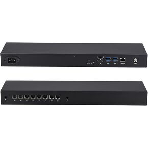 Qotom DIY Firewall/Router/VPN Appliance/Gateway Device/DHCP Server/DNS Server, 8X 2.5G B3 LAN, RS-232, Core i7-10710U, 8GB RAM 128GB SSD