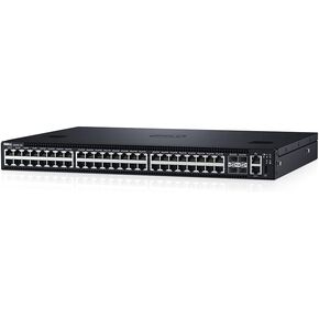 Dell Networking S3048-ON DNOS9 48x 1GbE 4X SFP+ 10GbE Ports, 0210-AEDM (48x 1GbE 4X SFP+ 10GbE Ports Stacking IO to PSU air 1x AC PSU)