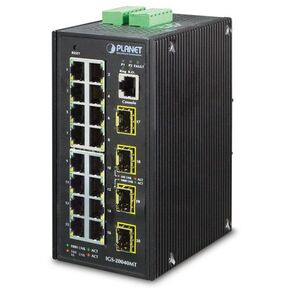 IGS-20040MT L2+ Industrial 16-Port 10/100/1000T + 4 100/1000X SFP Managed Switch