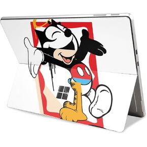 قرص الجلد متوافق مع Microsoft Surface Pro 11 (2024) - مبادلة الأحرف - غطاء ملصق الواقي فينيل 3M Premium 3M - يسهل تطبيقه | مصنوع في الولايات المتحدة الأمريكية من قبل Mayyskins