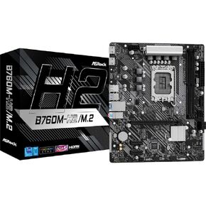 ASROCK B760M-H2/M.2 ، Intel B760 ، 1700 ، Micro ATX ، 2 DDR5 ، 2 HDMI ، 2.5G LAN ، PCIE4 ، 2X M.2