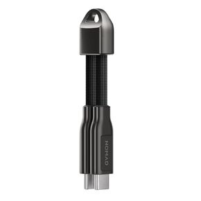 NOMAD ChargeKey V2 - USB C to USB C Keychain Charger - The Ultimate Charging Solution for The Modern, Portable Charger for iPhone, USB Keychain