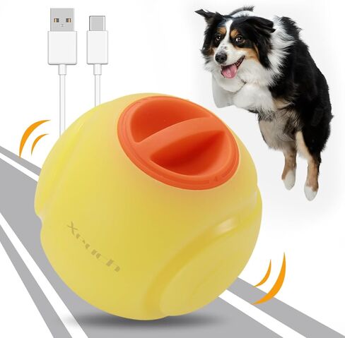 كرة الكلب المضيئة من Xeuch، كرات LED للكلاب قابلة لإعادة الشحن، لعبة تفاعلية للكلاب، كرة متوهجة متينة، كرة جلب تنشط بالارتداد للكلاب الصغيرة والمتوسطة، مطاط طبيعي - 2.5 بوصة، أزرق فاتح in Kuwait