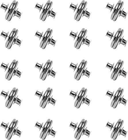 12 زوجًا من مغناطيسات الستارة، 0.98 بوصة مغناطيسية مزدوجة الجوانب مع مغناطيس قوي ثقيل، مشابك مغناطيس للستائر، مغناطيسات أوزان الستارة مع دعامة خلفية لمنع تسرب الضوء in Kuwait