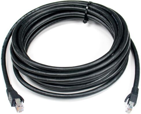 Elite Core SUPERCAT6 |Ultra-Durable Shielded Tactical CAT6 | Booted RJ45 Connectors | 15' ft, 15 (SUPERCAT6-S-RR-15) in Kuwait