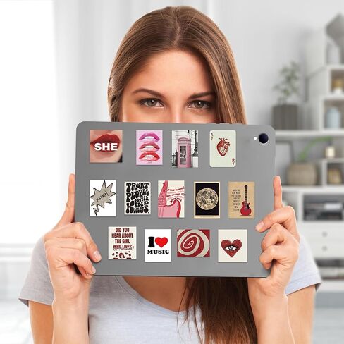50 Pcs Pintest Decals Vinyl Aesthetic Waterproof Stickers Adorable Decor Supplies Party Suitable for Mobile Laptop Computer Phone Water Bottle DIY Crafts Journal in Kuwait