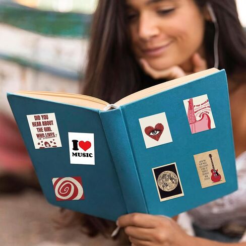 50 Pcs Pintest Decals Vinyl Aesthetic Waterproof Stickers Adorable Decor Supplies Party Suitable for Mobile Laptop Computer Phone Water Bottle DIY Crafts Journal in Kuwait