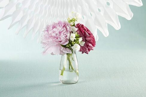 Kate Aspen Vintage Milk Shaped Corked Glass, Baby Shower Party Favor, Centerpiece, Bud Vase Decorative Bottles, 18, Clear, 18 Count (27196NA) in Saudi Arabia