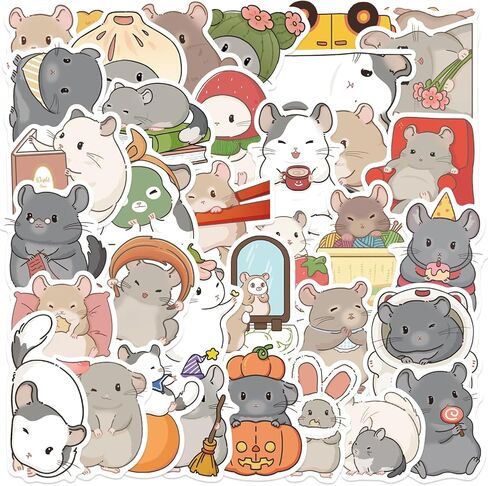 50 Pcs Pintest Decals Vinyl Aesthetic Waterproof Stickers Adorable Decor Supplies Party Suitable for Mobile Laptop Computer Phone Water Bottle DIY Crafts Journal in Kuwait