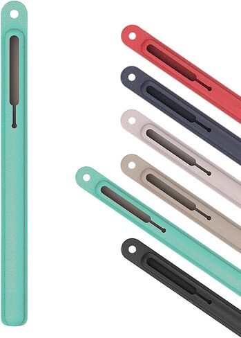 Pencil Holder Compatible with Apple Pencil 2nd Generation,Detachable Apple Pencil 2nd Generation Silicone Sleeve Pocket Pouch,Portable Thickened Case (Green) in Kuwait
