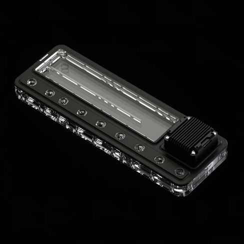 Barrow G1/4" 120 240 360 Acrylic Universal Distro Plate Waterway Board Reservoir with 17W Water Pump,for Computer Water Cooling (White, 360) in Kuwait