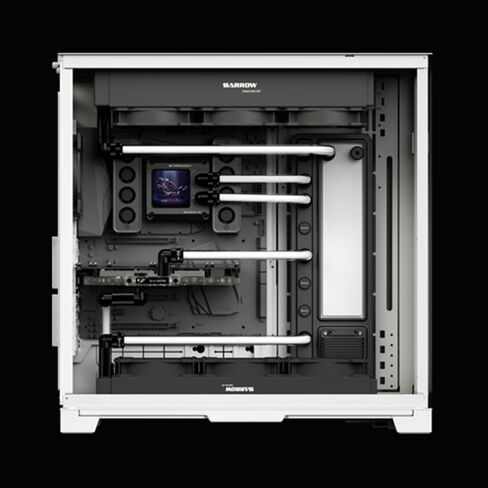 Barrow G1/4" 120 240 360 Acrylic Universal Distro Plate Waterway Board Reservoir with 17W Water Pump,for Computer Water Cooling (White, 360) in Kuwait