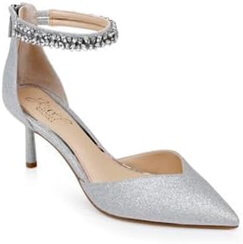 Jewel Badgley Mischka Maya Crystal Strap 2-Piece Pump in Kuwait