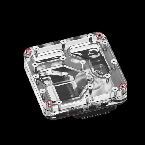 Barrow G1/4 "120 240 360 Acrylic Universal Plate Plate Board Waterway Board With 17W مضخة مياه ، لتبريد مياه الكمبيوتر (White ، 360) in Kuwait