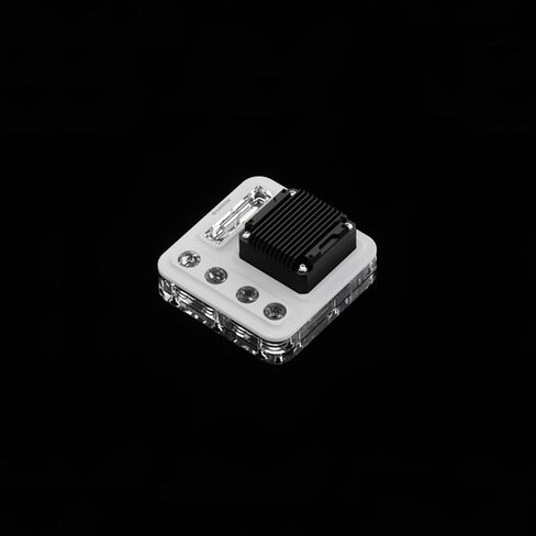 Barrow G1/4" 120 240 360 Acrylic Universal Distro Plate Waterway Board Reservoir with 17W Water Pump,for Computer Water Cooling (White, 360) in Kuwait