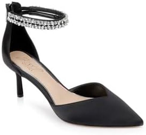 Jewel Badgley Mischka Maya Crystal Strap 2-Piece Pump in Kuwait
