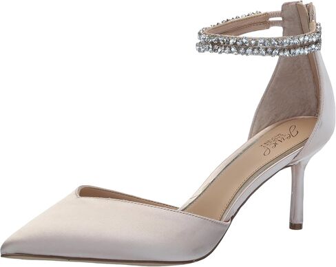Jewel Badgley Mischka Maya Crystal Strap 2-Piece Pump in Kuwait
