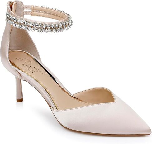 Jewel Badgley Mischka Maya Crystal Strap 2-Piece Pump in Kuwait