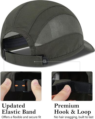 GADIEMKENSD Outdoor Running Hat Breathable Mesh 2PACK in Kuwait