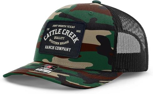Cattle Creek Ranch Richardson 112 Trucker Hat - Structured Five and Six Panel Cattle Creek Ranch Richardson Premium Caps in Saudi Arabia