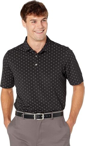 Cutter & Buck Men's Short Sleeve Virtue Eco Pique Tile Print Polo Shirt in Saudi Arabia