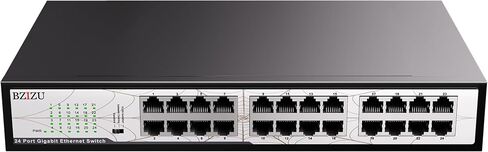 16-Port Gigabit Switch, Unmanaged,32Gbps Switching Capacity, 3-Mode(VLAN,Std,Clone), Fanless Metal, Plug & Play, Office/Surveillance/SMB in Saudi Arabia