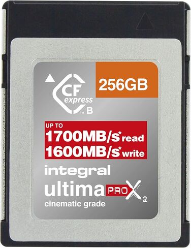 256 جيجابايت CFExpress بطاقة الذاكرة من النوع B 2.0 8K RAW و 4K 120 FPS 1700MB/S اقرأ سرعة الكتابة 1600 ميجابايت/ثانية مصممة للمصور السينمائي والمصور المحترف in Kuwait