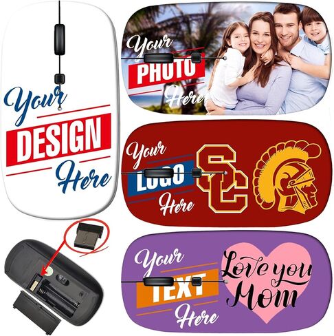 Maizi Mouse للكمبيوتر المحمول ، 2.4G USB ، صورة من الطاووس ، اليد اليمنى ، 4 أزرار ، نمط حديث ، نطاق 33 قدم ، Windows ، Mac ، Linux متوافق in Saudi Arabia