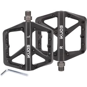 Mountain Bike Nylon Pedals Perrin Bearing Large Wide Anti-Slip XC Cross-Country Pedals Footpegs